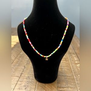 Beaded Star Necklace